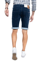 Mustang Chicago Short Męskie Szorty Krótkie Spodenki Denim Blue 1011731 5000 980